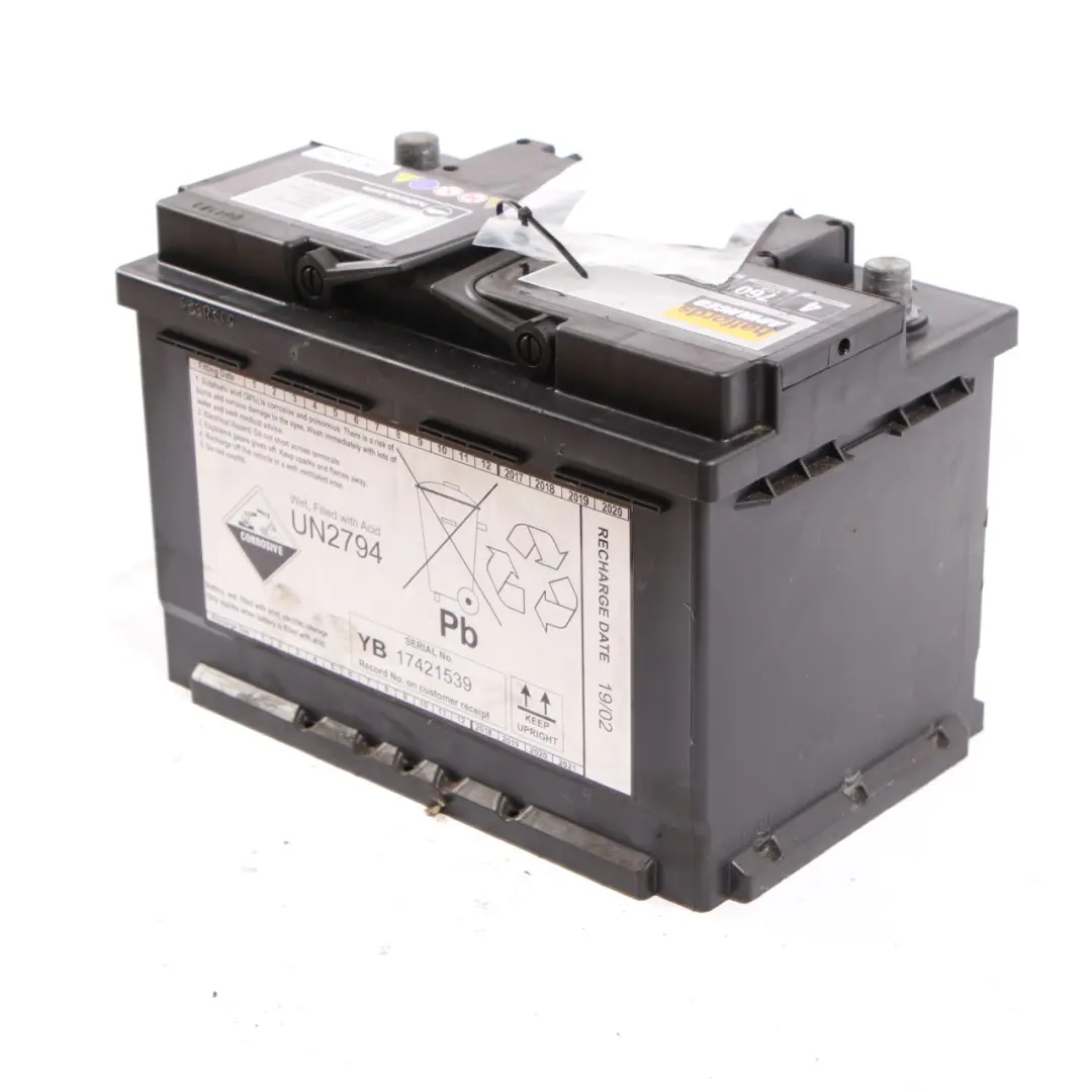  Halfords 12V Start Stop AGM Accumulator Battery 70Ah 760A 096AGM - SKU Halfords AGM 70Ah - Part number Halfords AGM 70Ah