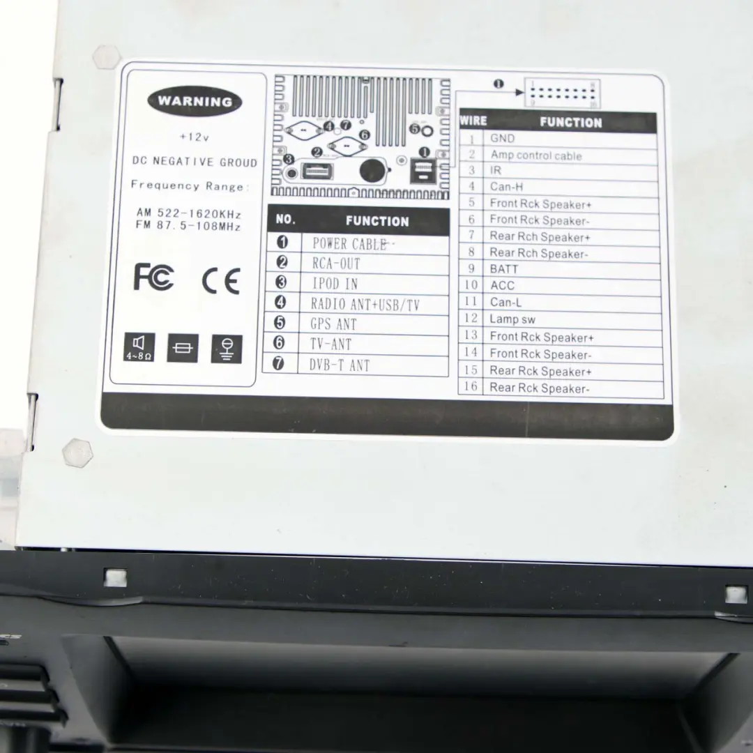 Head Unit Sat Nav BMW E90 GPS 7" Navigation Touchscreen DVD Bluetooth to with Part number HL-8798GB Head Unit Sat Nav BMW E90 GPS 7" Navigation Touchscreen DVD Bluetooth - SKU HL-8798GB - Part number HL-8798GB