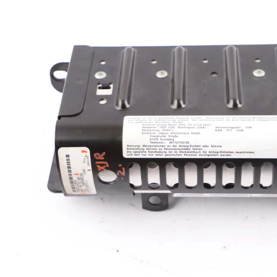  Jaguar XJR XJ6 X300 Airbag Passenger Side Front Dashboard Air Bag - SKU HNA9670BA - Part number HNA9670BA