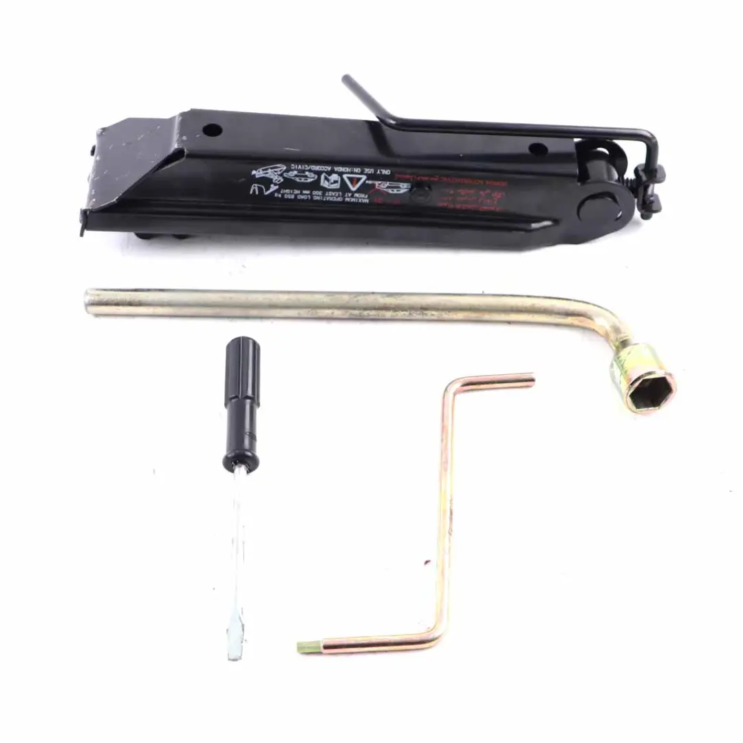 Lifting Jack Wheel Wrench Brace Screwdriver Tool Kit Set to Honda Accord Civic Car with Part number Honda Tool Kit Honda Accord Civic Car Lifting Jack Wheel Wrench Brace Screwdriver Tool Kit Set - SKU Honda Tool Kit - Part number Honda Tool Kit