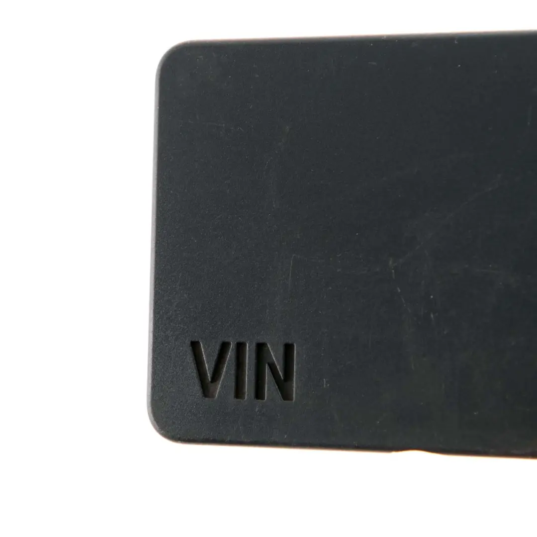 BMW i3 I01 Híbrido Rex Eléctrico Vin Número Recubrimiento Tapa Placa - SKU i3 I01 VIN Cover - Número de pieza i3 I01 VIN Cover