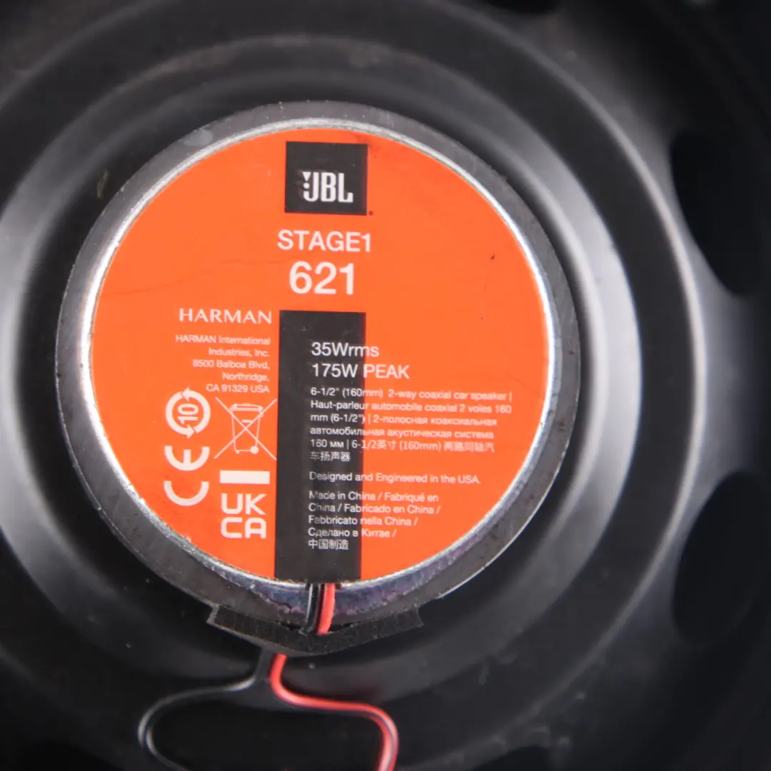 JBL Harman Car Audio Speaker Stage1 621 2-Way Stereo Speaker Set Door Card Shelf to with Part number JBL Stage1 621 JBL Harman Car Audio Speaker Stage1 621 2-Way Stereo Speaker Set Door Card Shelf - SKU JBL Stage1 621-1 - Part number JBL Stage1 621