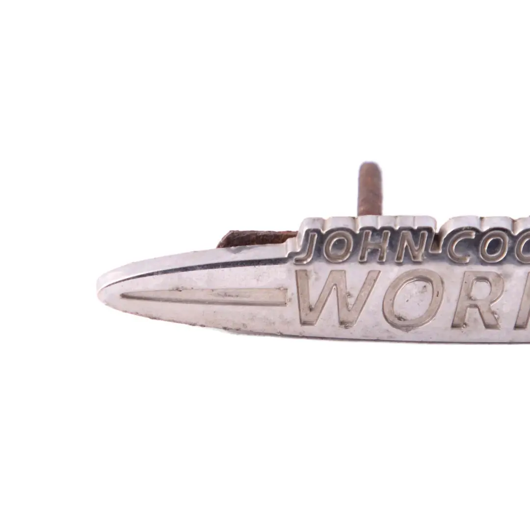 Emblem Logo Stamp Badge to Mini Cooper S JCW John Cooper Works with Part number JCW Emblem Mini Cooper S JCW John Cooper Works Emblem Logo Stamp Badge - SKU JCW Emblem-1 - Part number JCW Emblem