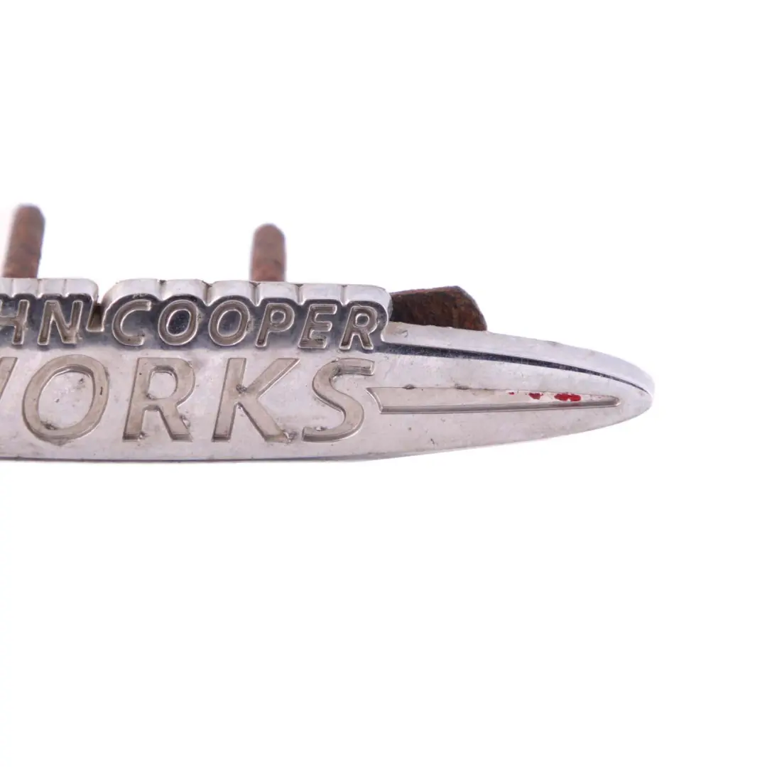 Emblem Logo Stamp Badge to Mini Cooper S JCW John Cooper Works with Part number JCW Emblem Mini Cooper S JCW John Cooper Works Emblem Logo Stamp Badge - SKU JCW Emblem-1 - Part number JCW Emblem