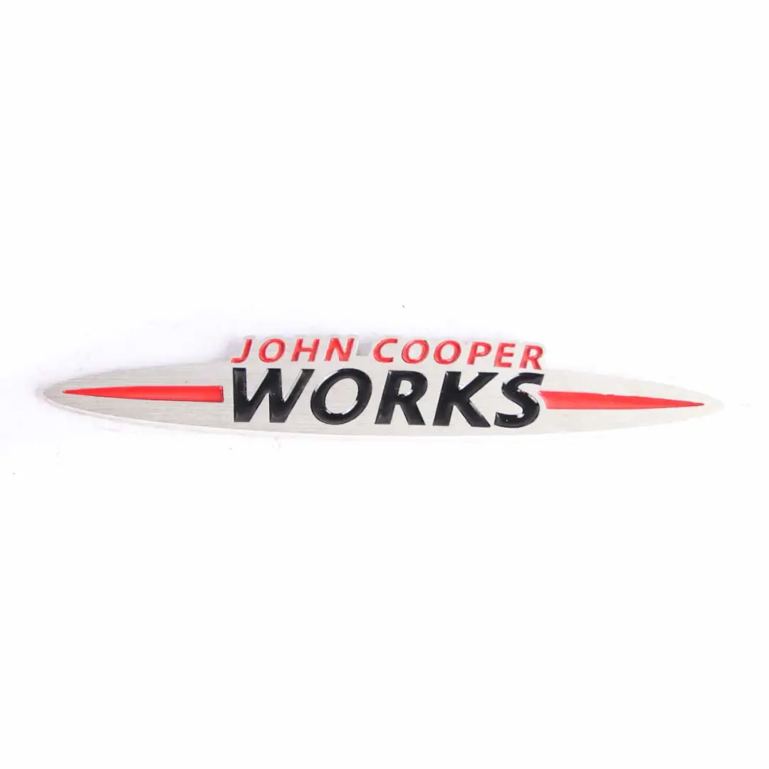 Stamp Badge Trim Mini Cooper S John Cooper Works Logo - SKU JCW Emblem-3 - Part number JCW Emblem