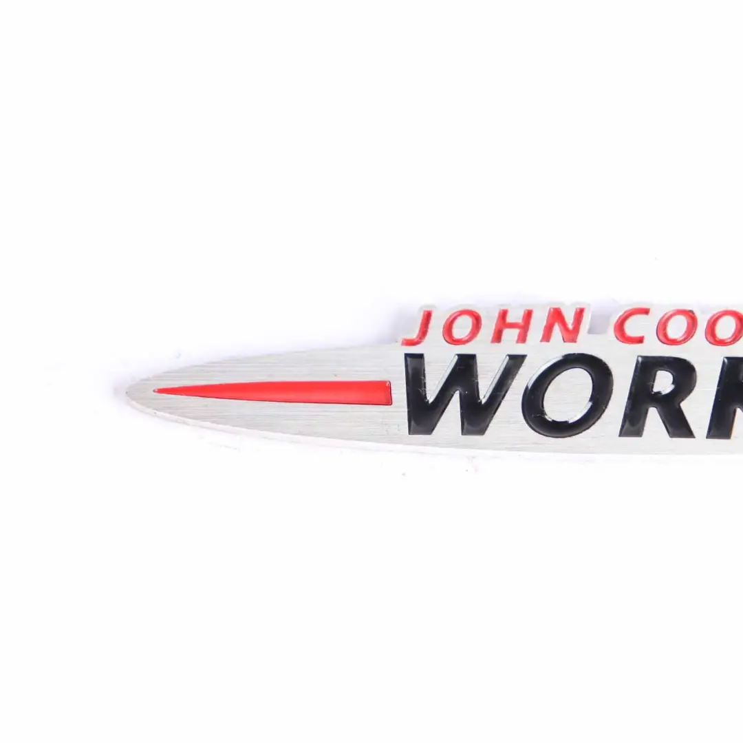 Stamp Badge Trim Mini Cooper S John Cooper Works Logo - SKU JCW Emblem-3 - Part number JCW Emblem