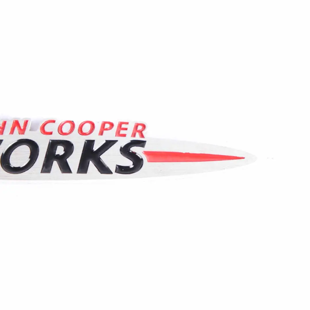 Stamp Badge Trim Mini Cooper S John Cooper Works Logo - SKU JCW Emblem-3 - Part number JCW Emblem