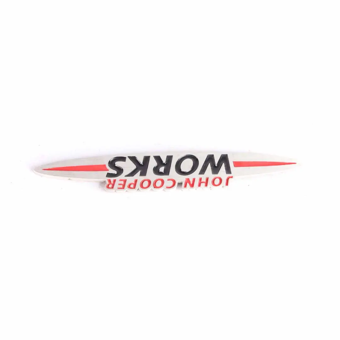 Stamp Badge Trim Mini Cooper S John Cooper Works Logo - SKU JCW Emblem-3 - Part number JCW Emblem