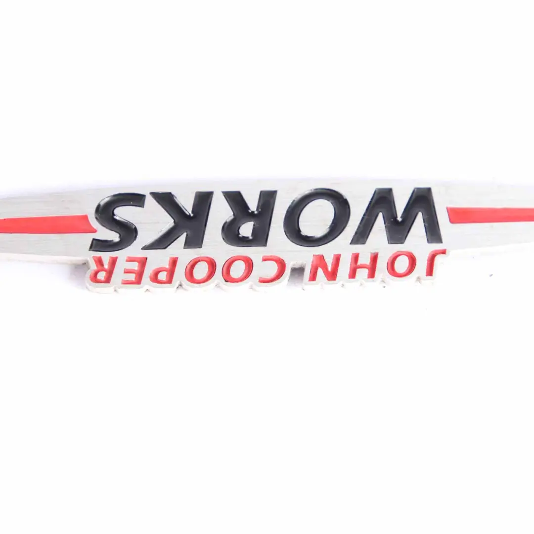 Stamp Badge Trim Mini Cooper S John Cooper Works Logo - SKU JCW Emblem-3 - Part number JCW Emblem