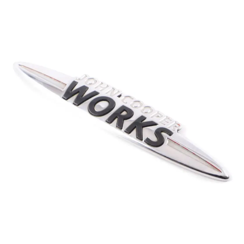 JCW Wappen Mini Cooper S John Cooper Works Logo Stempel Abzeichen Trim - SKU JCW-Emblem-4 - Teilenummer JCW Emblem