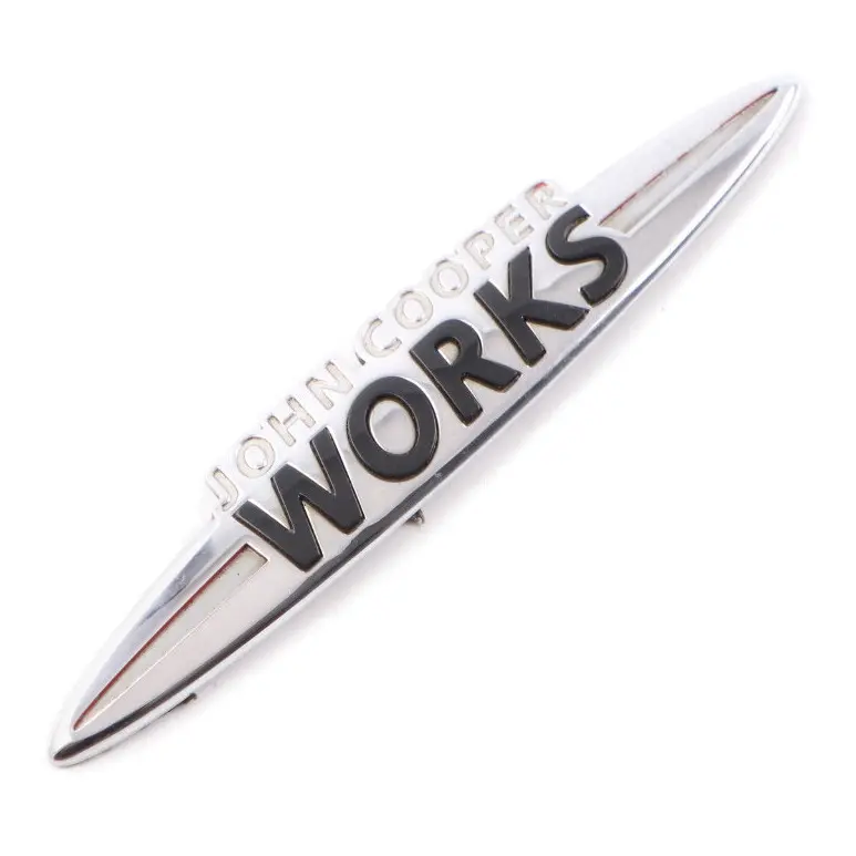 JCW Emblème Mini Cooper S John Cooper Works Logo Tampon Badge Trim - SKU JCW-Emblem-4 - Numéro de pièce JCW Emblem