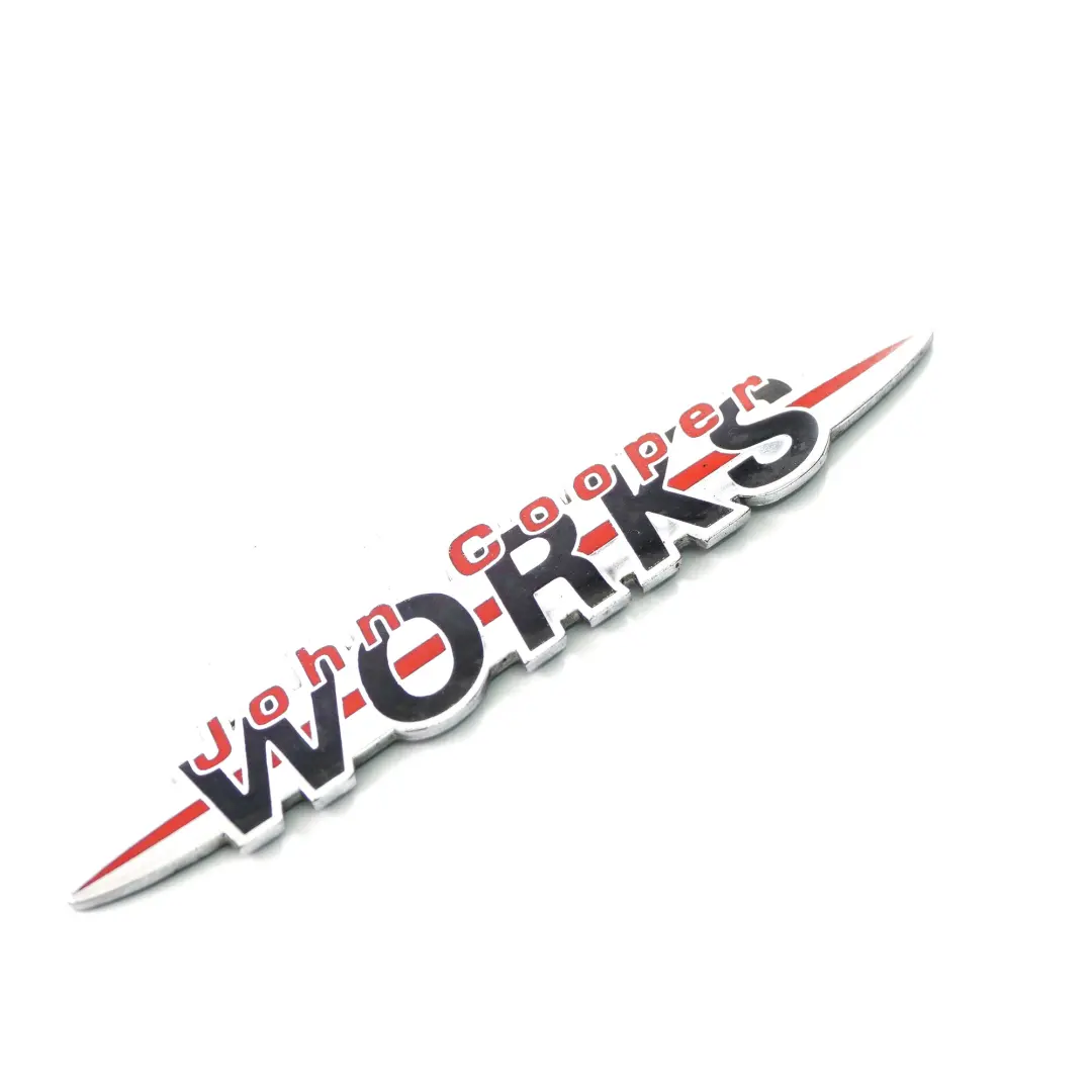 Emblème Logo Badge Garniture pour Mini Cooper S JCW John Cooper Works à propos du numéro de pièce JCW Emblem Mini Cooper S JCW John Cooper Works Emblème Logo Badge Garniture - SKU JCW Emblem-5 - Numéro de pièce JCW Emblem
