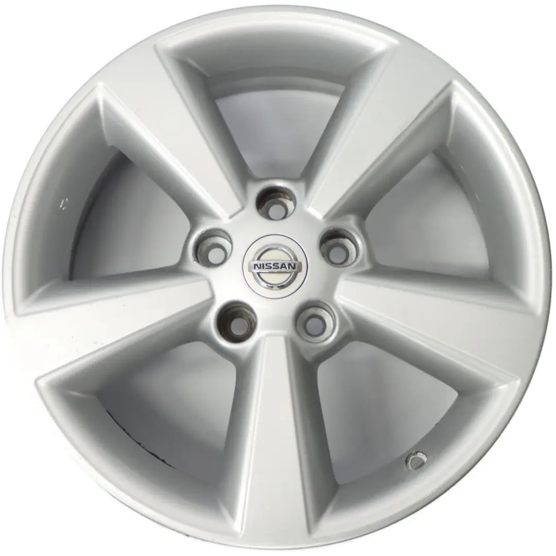 Jante alliage argentée 17" ET:40 6.5J pour Nissan Qashqai J10 à propos du numéro de pièce JD110MB55 Nissan Qashqai J10 Jante alliage argentée 17" ET:40 6.5J - SKU JD110MB55-1 - Numéro de pièce JD110MB55