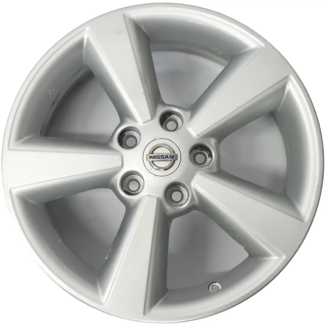 Nissan Qashqai J10 17" ET:40 6.5J Llanta de aleación plateada - SKU JD110MB55-1 - Número de pieza JD110MB55