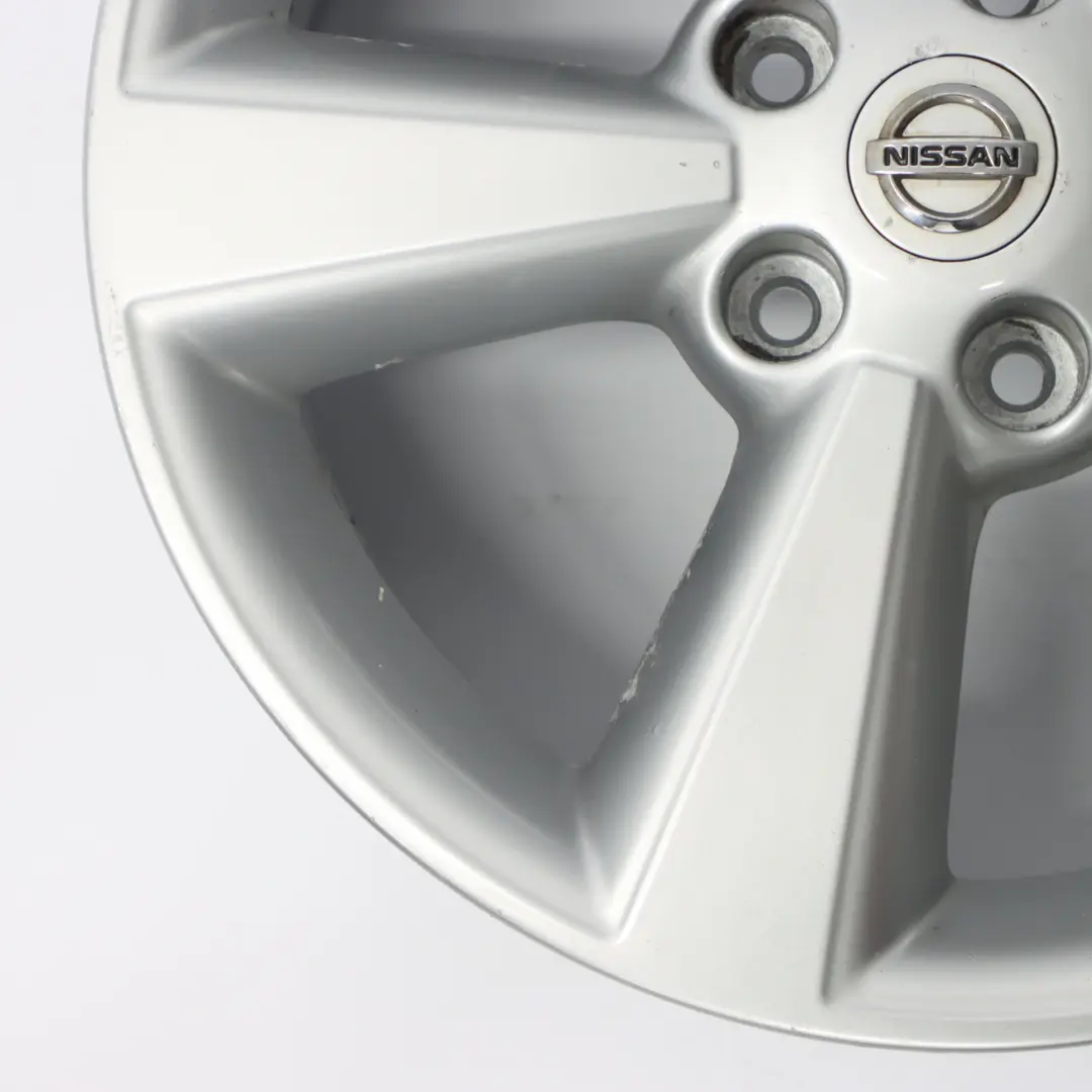 Nissan Qashqai J10 Jante alliage argentée 17" ET:40 6.5J - SKU JD110MB55-1 - Numéro de pièce JD110MB55