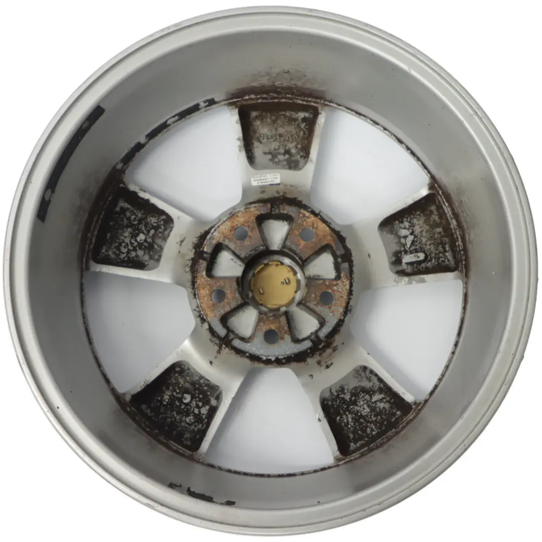 Alloy Wheel Rim 17" ET:40 6.5J to Nissan Qashqai J10 Silver with Part number JD110MB55 Nissan Qashqai J10 Silver Alloy Wheel Rim 17" ET:40 6.5J - SKU JD110MB55-2 - Part number JD110MB55