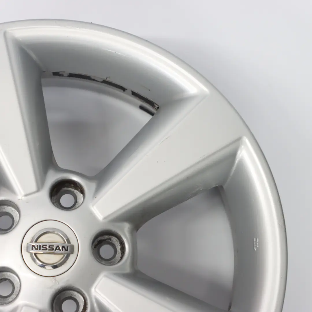 Nissan Qashqai J10 Silver Alloy Wheel Rim 17" ET:40 6.5J - SKU JD110MB55-2 - Part number JD110MB55