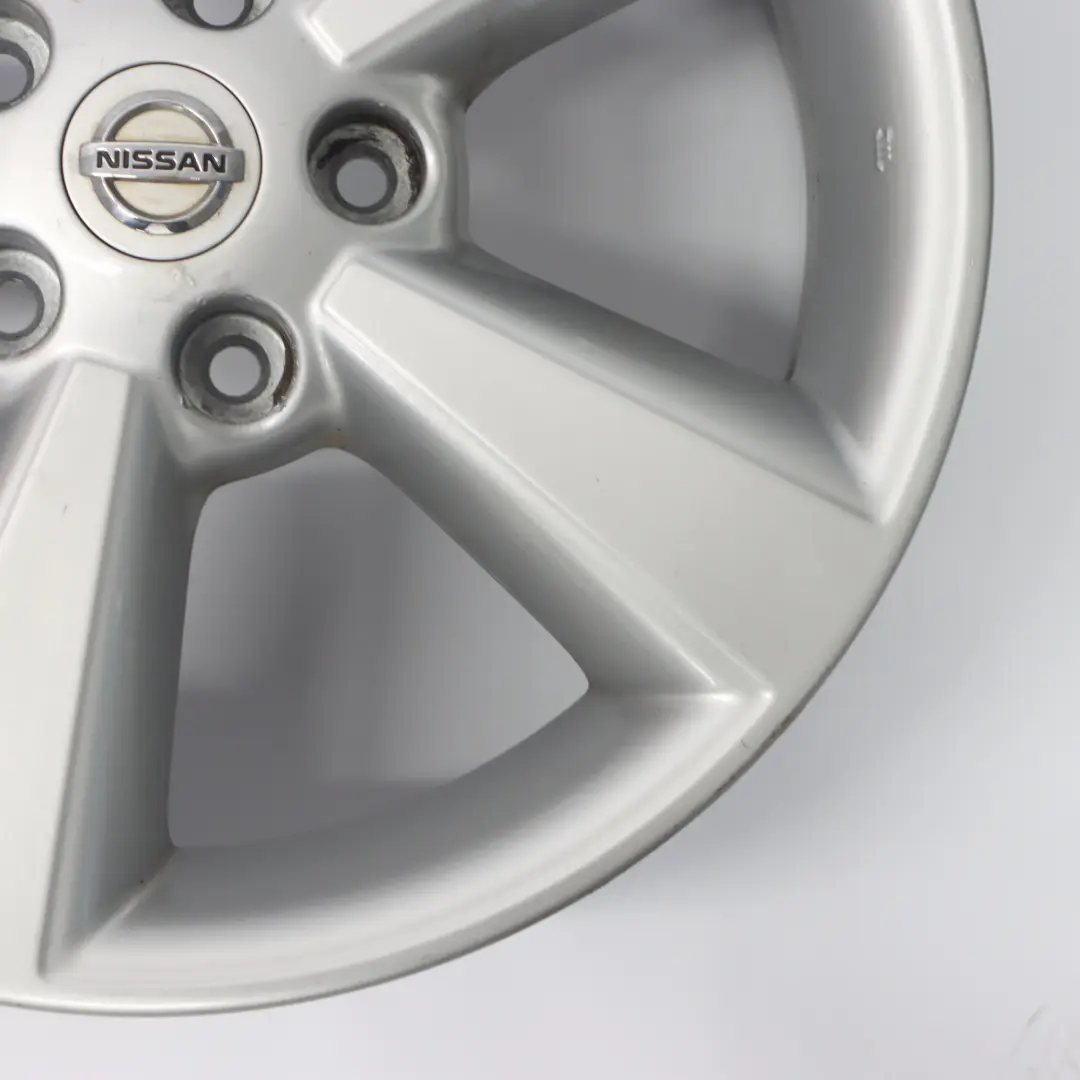 Alloy Wheel Rim 17" ET:40 6.5J to Nissan Qashqai J10 Silver with Part number JD110MB55 Nissan Qashqai J10 Silver Alloy Wheel Rim 17" ET:40 6.5J - SKU JD110MB55-2 - Part number JD110MB55