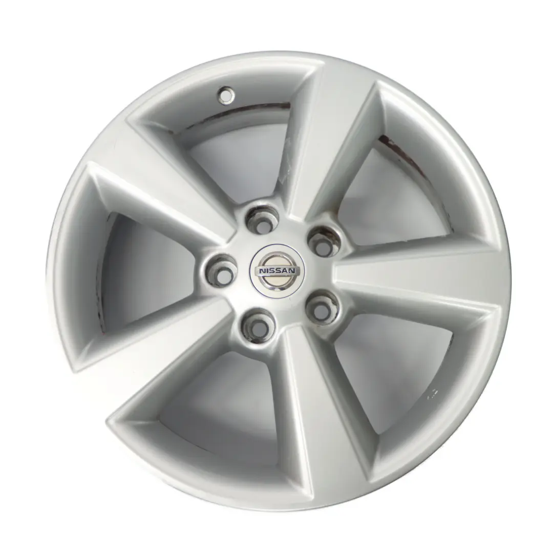 Nissan Qashqai J10 Silver Alloy Wheel Rim 17" ET:40 6.5J - SKU JD110MB55-3 - Part number JD110MB55
