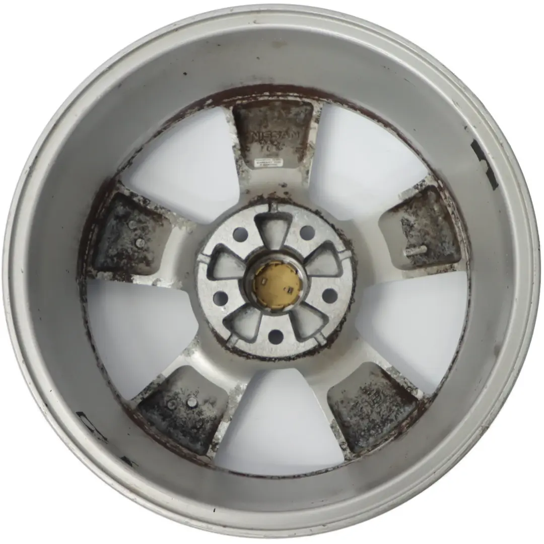 Nissan Qashqai J10 Silver Alloy Wheel Rim 17" ET:40 6.5J - SKU JD110MB55-3 - Part number JD110MB55