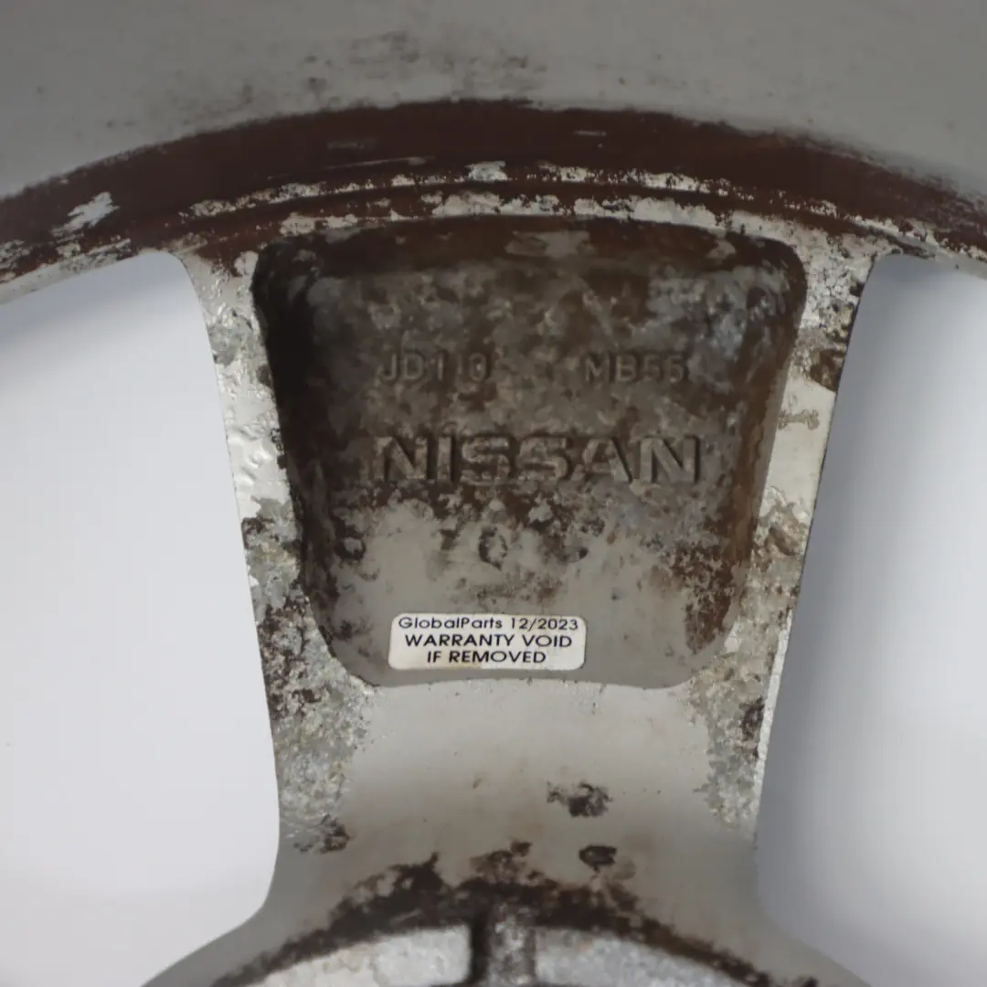 Alloy Wheel Rim 17" ET:40 6.5J to Nissan Qashqai J10 Silver with Part number JD110MB55 Nissan Qashqai J10 Silver Alloy Wheel Rim 17" ET:40 6.5J - SKU JD110MB55-3 - Part number JD110MB55