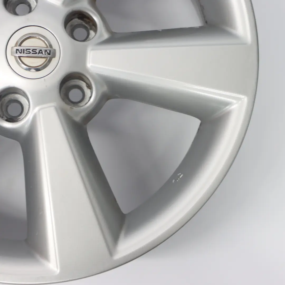 Nissan Qashqai J10 Silver Alloy Wheel Rim 17" ET:40 6.5J - SKU JD110MB55-3 - Part number JD110MB55