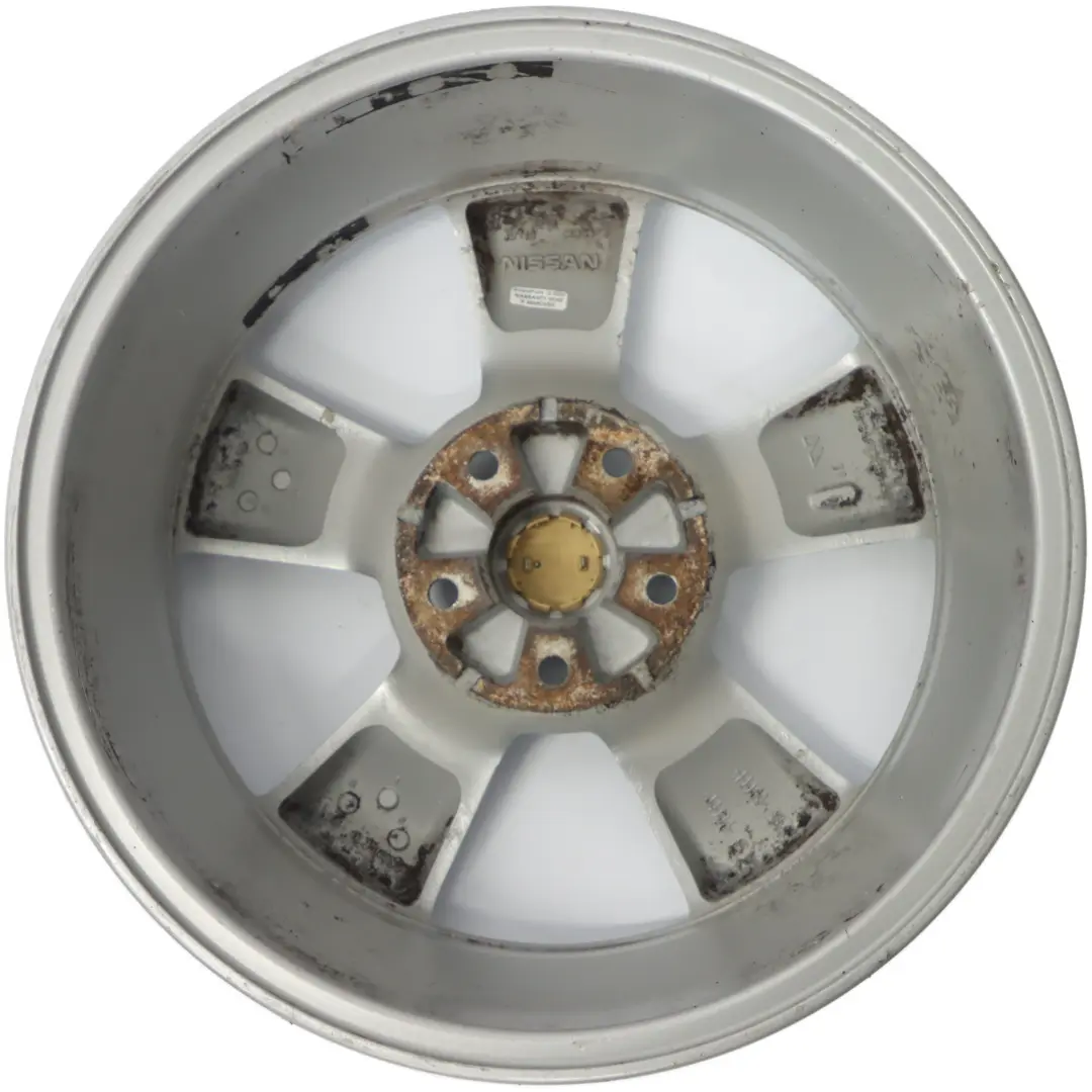 Alloy Wheel Rim 17" ET:40 6.5J to Nissan Qashqai J10 Silver with Part number JD110MB55 Nissan Qashqai J10 Silver Alloy Wheel Rim 17" ET:40 6.5J - SKU JD110MB55 - Part number JD110MB55