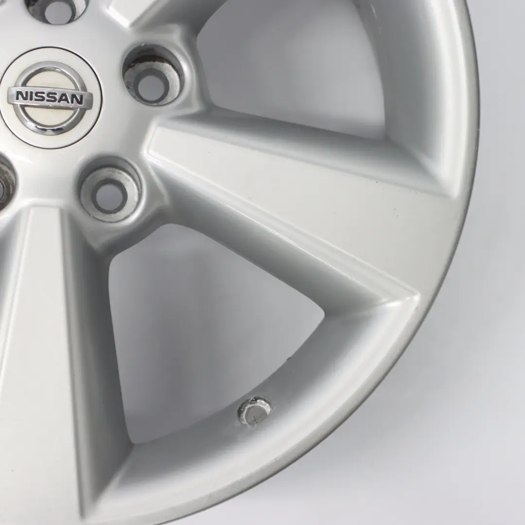 Nissan Qashqai J10 Silver Alloy Wheel Rim 17" ET:40 6.5J - SKU JD110MB55 - Part number JD110MB55