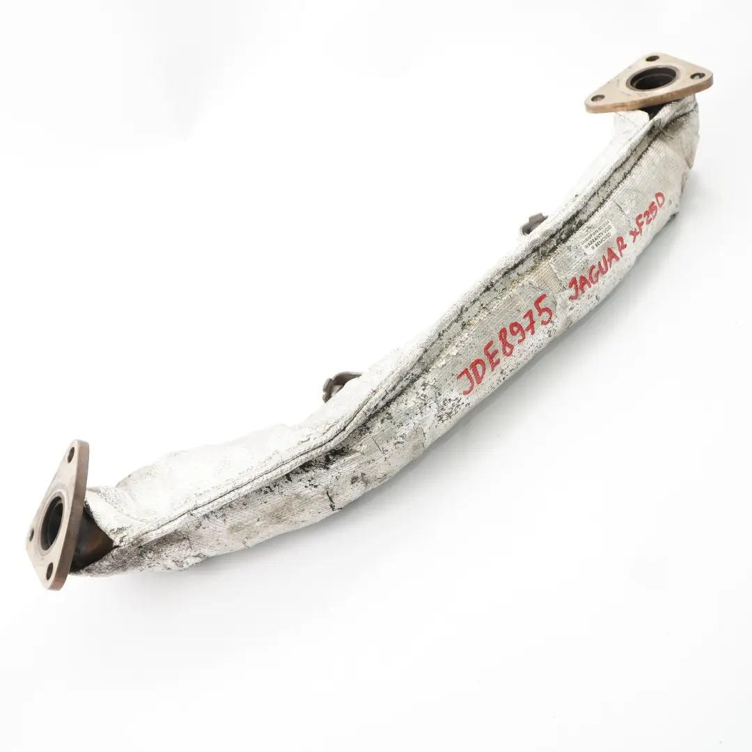 Jaguar XF X250 3.0 D Diesel Engine Exhaust Manifold Pipe to with Part number JDE8975 Jaguar XF X250 3.0 D Diesel Engine Exhaust Manifold Pipe - SKU JDE8975 - Part number JDE8975