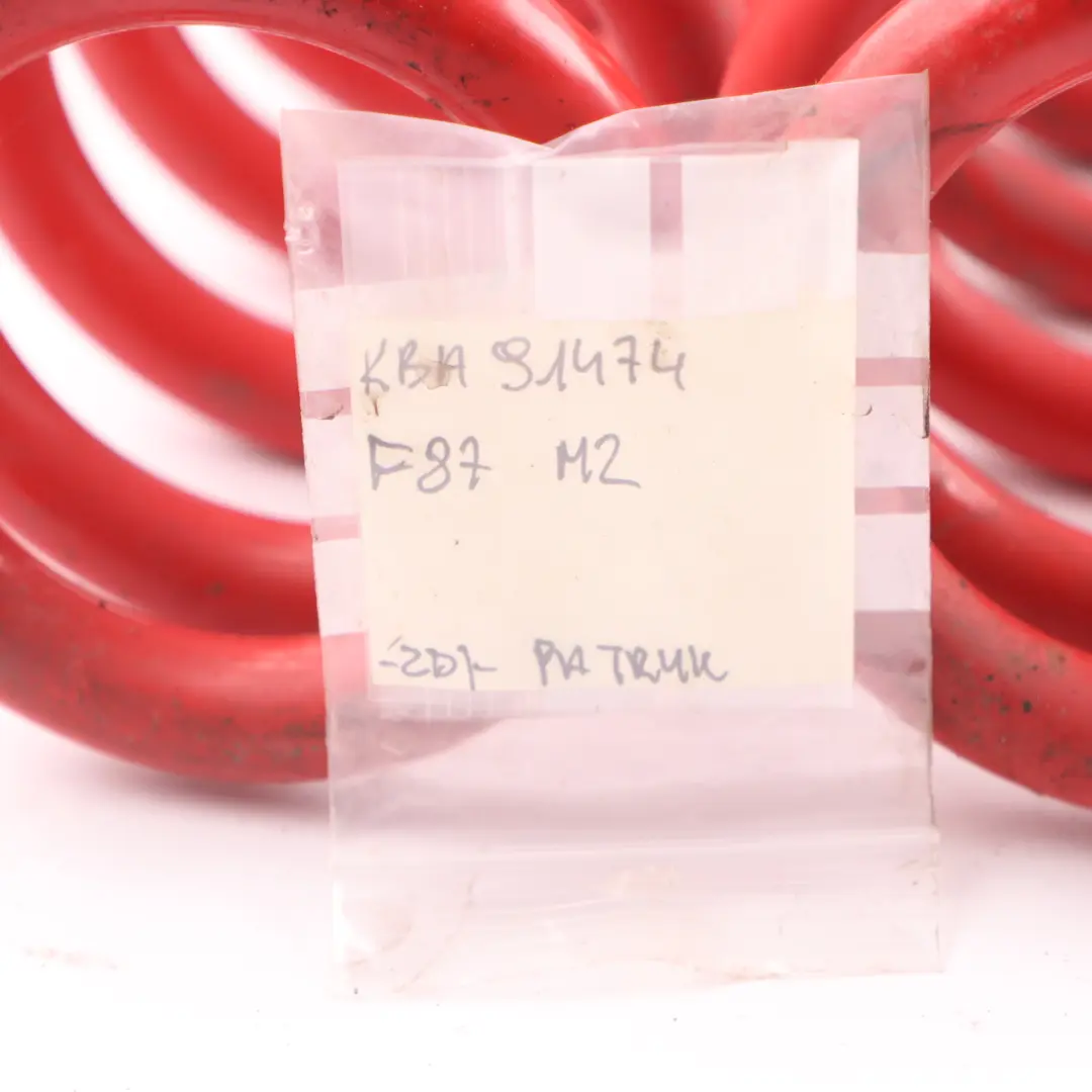 Kit De Ressorts Hélicoïdaux Sport H&R Filetés Arrière pour BMW F87 M2 à propos du numéro de pièce KBA 91474 BMW F87 M2 Kit De Ressorts Hélicoïdaux Sport H&R Filetés Arrière - SKU KBA-91474 - Numéro de pièce KBA 91474