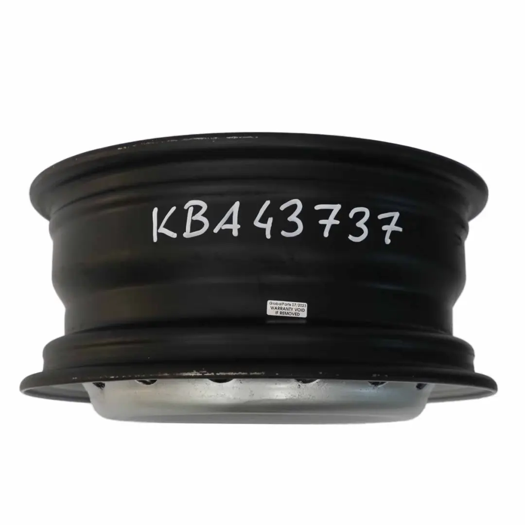 VW Audi Skoda Schwarz Stahlfelge Rad 6J 15'' ET:43 - SKU KBA43737 - Teilenummer KBA43737