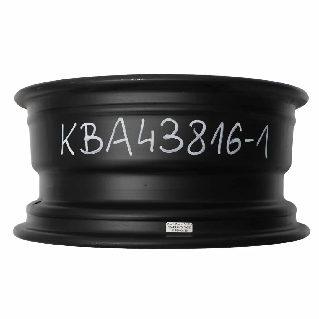 VW Golf V Passat B5 Cerchio in acciaio nero 6.5J 15'' ET:38 - SKU KBA43816-1 - Numero di parte KBA43816