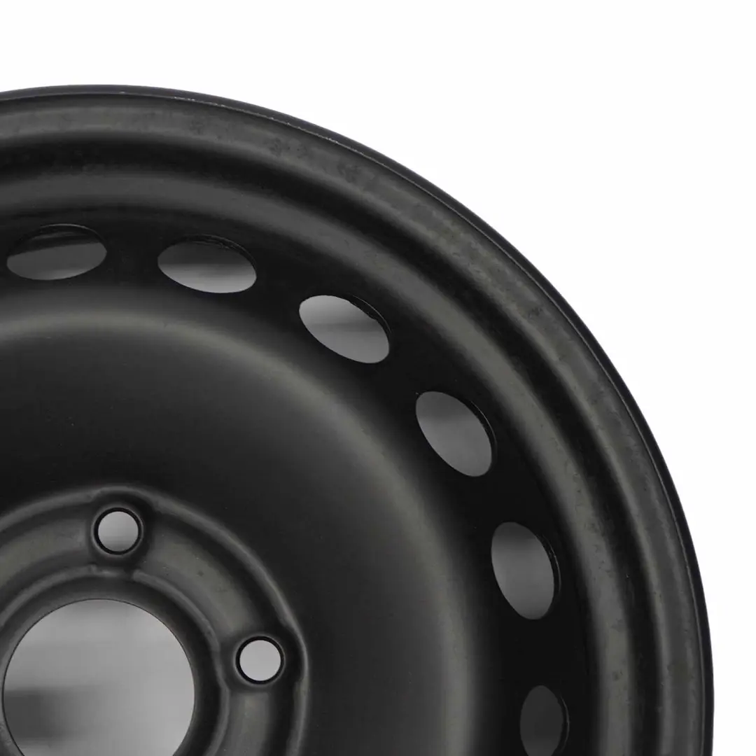 Cerchio in acciaio nero 6.5J 15'' ET:38 per VW Golf V Passat B5 con numero di parte KBA43816 VW Golf V Passat B5 Cerchio in acciaio nero 6.5J 15'' ET:38 - SKU KBA43816-1 - Numero di parte KBA43816