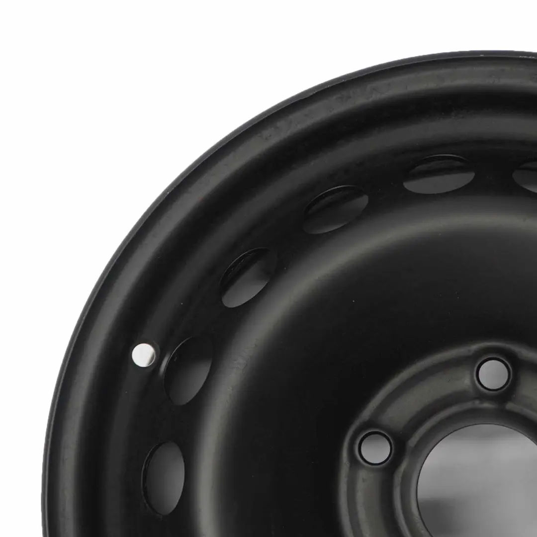 Negro llanta de acero 6.5J 15'' ET:38 para VW Golf V Passat B5 con número de pieza KBA43816 VW Golf V Passat B5 Negro llanta de acero 6.5J 15'' ET:38 - SKU KBA43816-1 - Número de pieza KBA43816