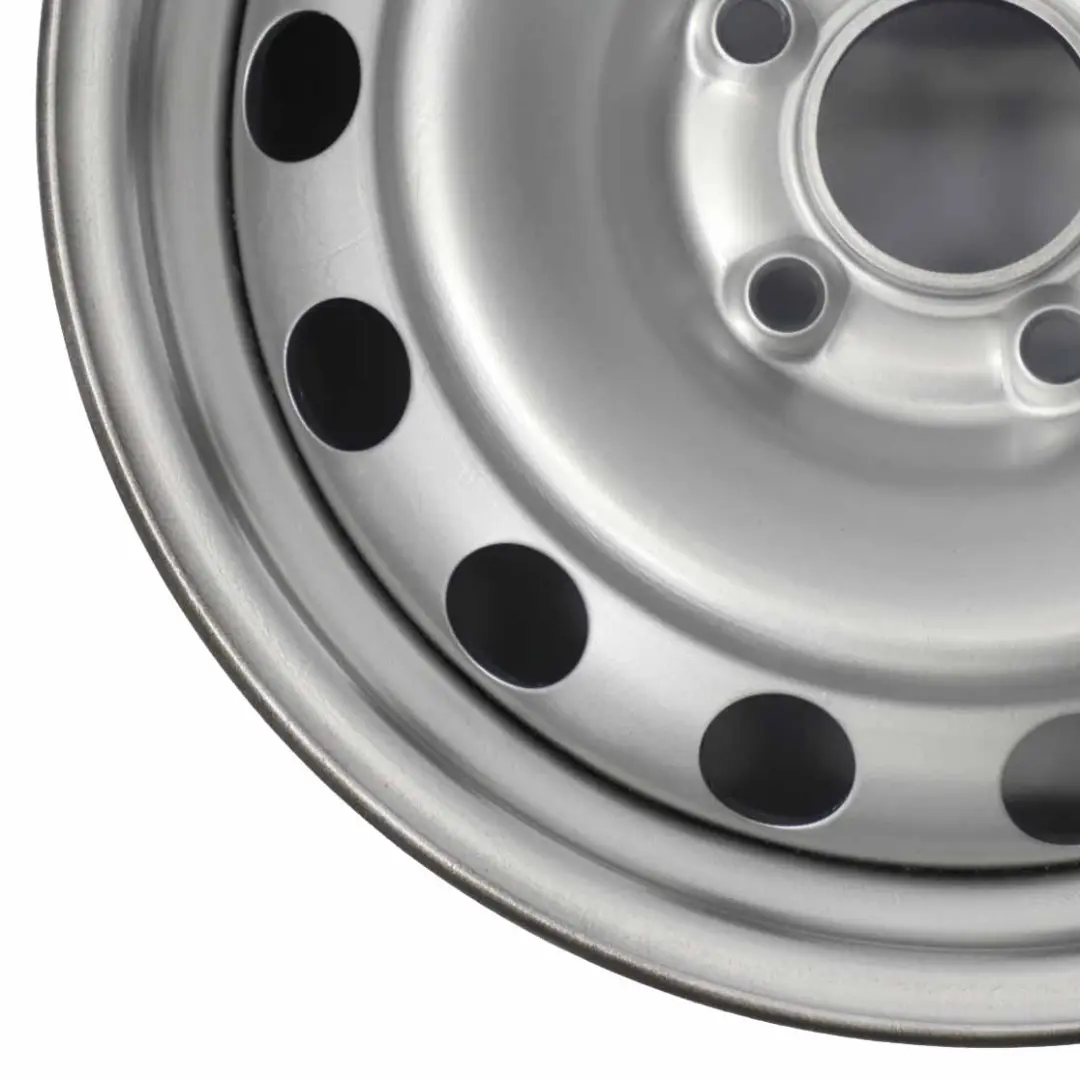 Steel Rim Wheel 6.5J 15'' ET:38 to VW Golf V Passat B5 Silver with Part number KBA43816 VW Golf V Passat B5 Silver Steel Rim Wheel 6.5J 15'' ET:38 - SKU KBA43816-2 - Part number KBA43816