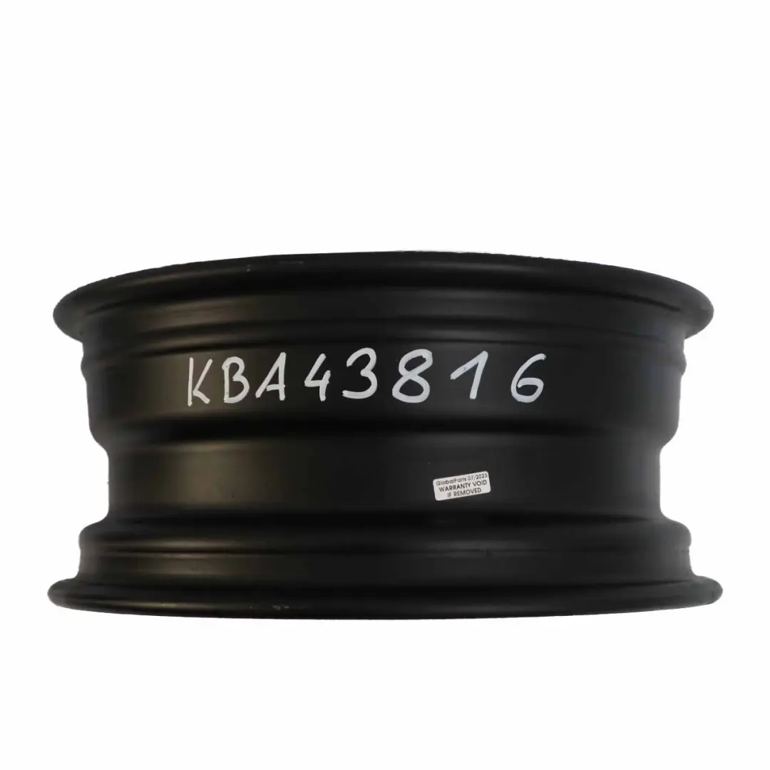 Peugeot 308 Citroen C4 Black Steel Rim Wheel 6.5J 15'' ET:38 - SKU KBA43816 - Part number KBA43816