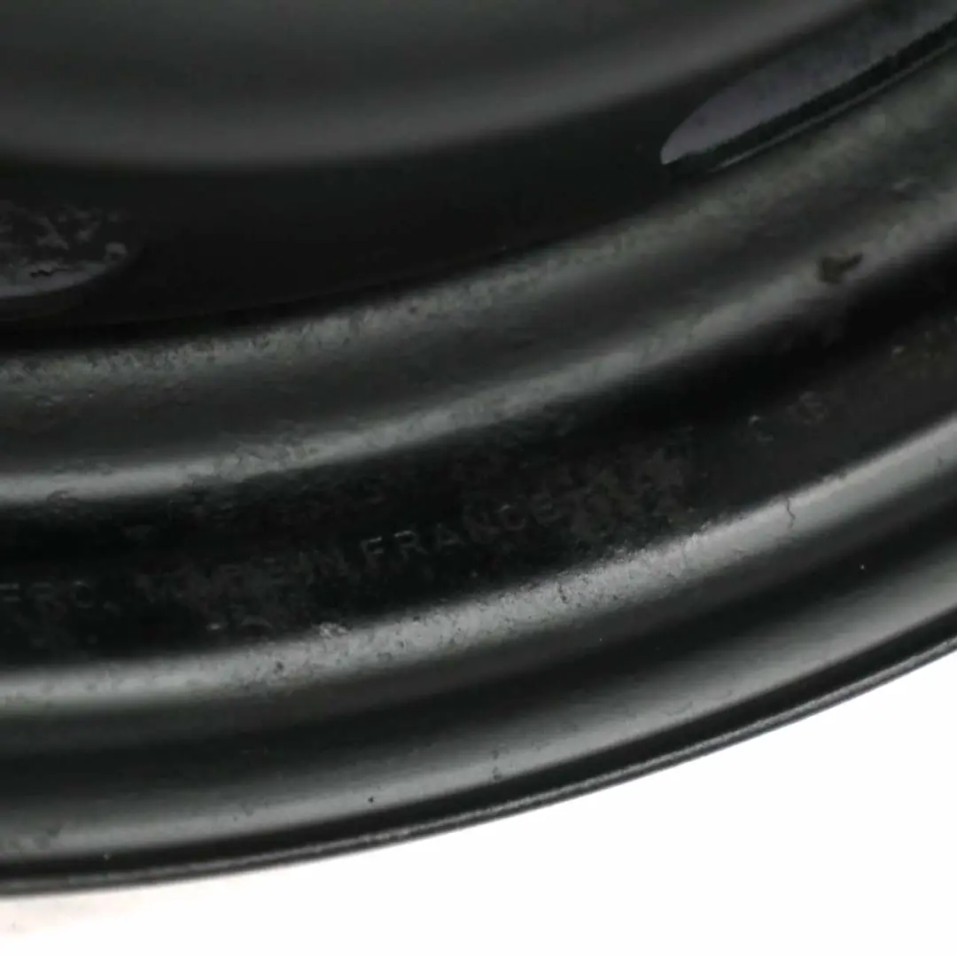 Peugeot 308 Citroen C4 Black Steel Rim Wheel 6.5J 15'' ET:38 - SKU KBA43816 - Part number KBA43816