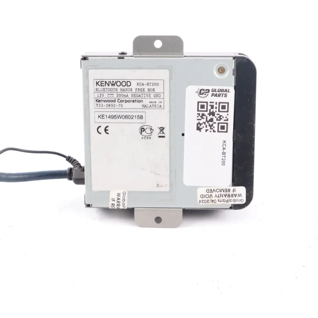 Kenwood Bluetooth Hands-free Interface Control Unit Module to with Part number KCA-BT200 Kenwood Bluetooth Hands-free Interface Control Unit Module - SKU KCA-BT200 - Part number KCA-BT200