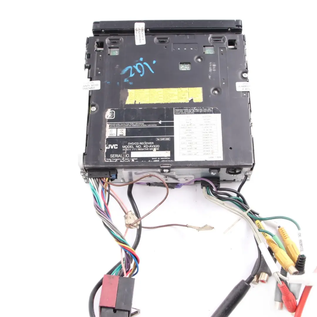 Genuine JVC Head Unit CD DVD MP3 Audio Video Player LCD Screen to with Part number KD-AVX20 Genuine JVC Head Unit CD DVD MP3 Audio Video Player LCD Screen - SKU KD-AVX20 - Part number KD-AVX20