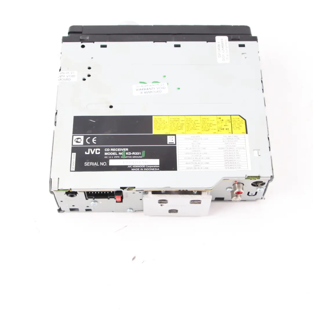 JVC Car Radio Stereo CD MP3 AUX Bluetooth Audio Player Head Unit to with Part number KD-R321 JVC Car Radio Stereo CD MP3 AUX Bluetooth Audio Player Head Unit - SKU KD-R331 - Part number KD-R321