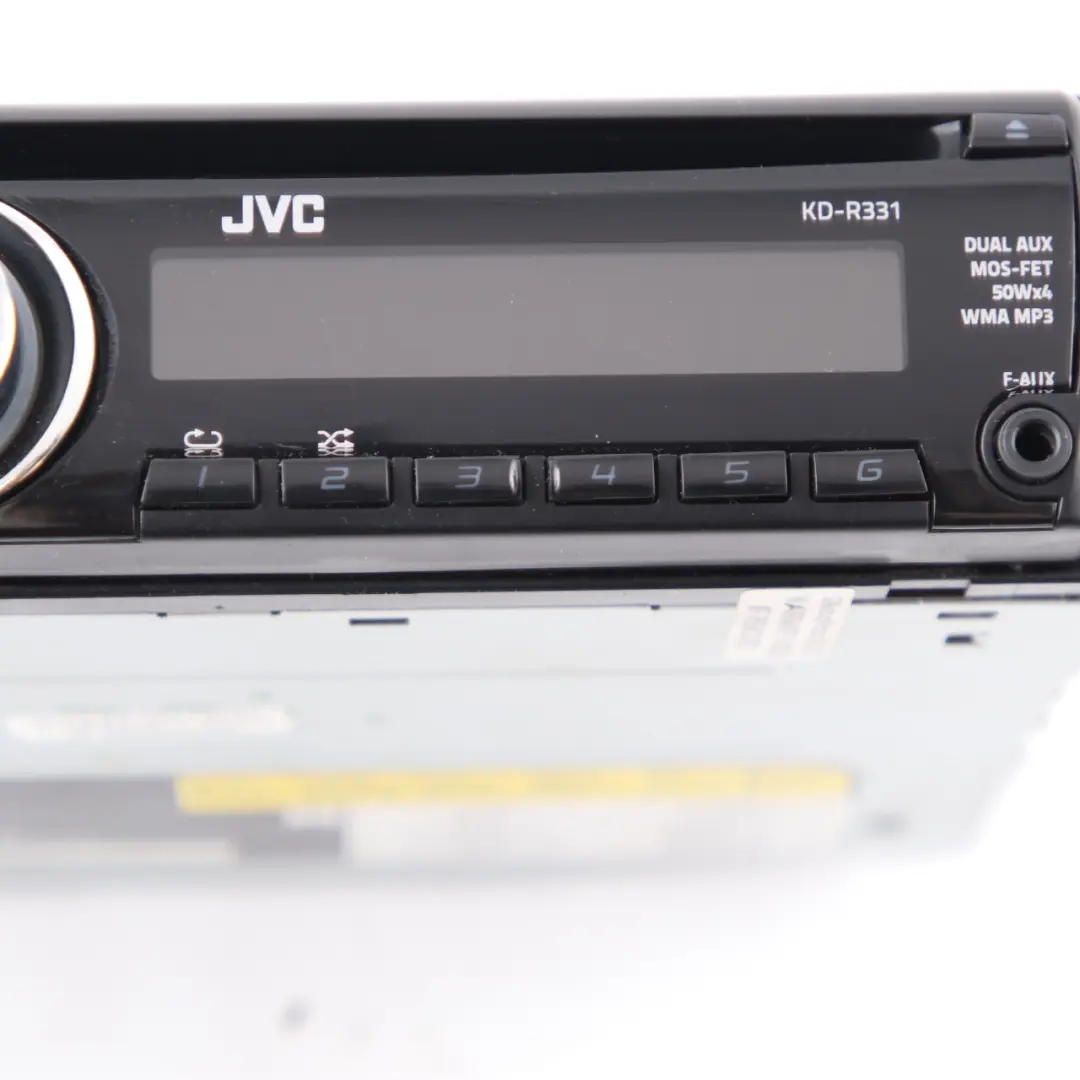 JVC Car Radio Stereo CD MP3 AUX Bluetooth Audio Player Head Unit to with Part number KD-R321 JVC Car Radio Stereo CD MP3 AUX Bluetooth Audio Player Head Unit - SKU KD-R331 - Part number KD-R321