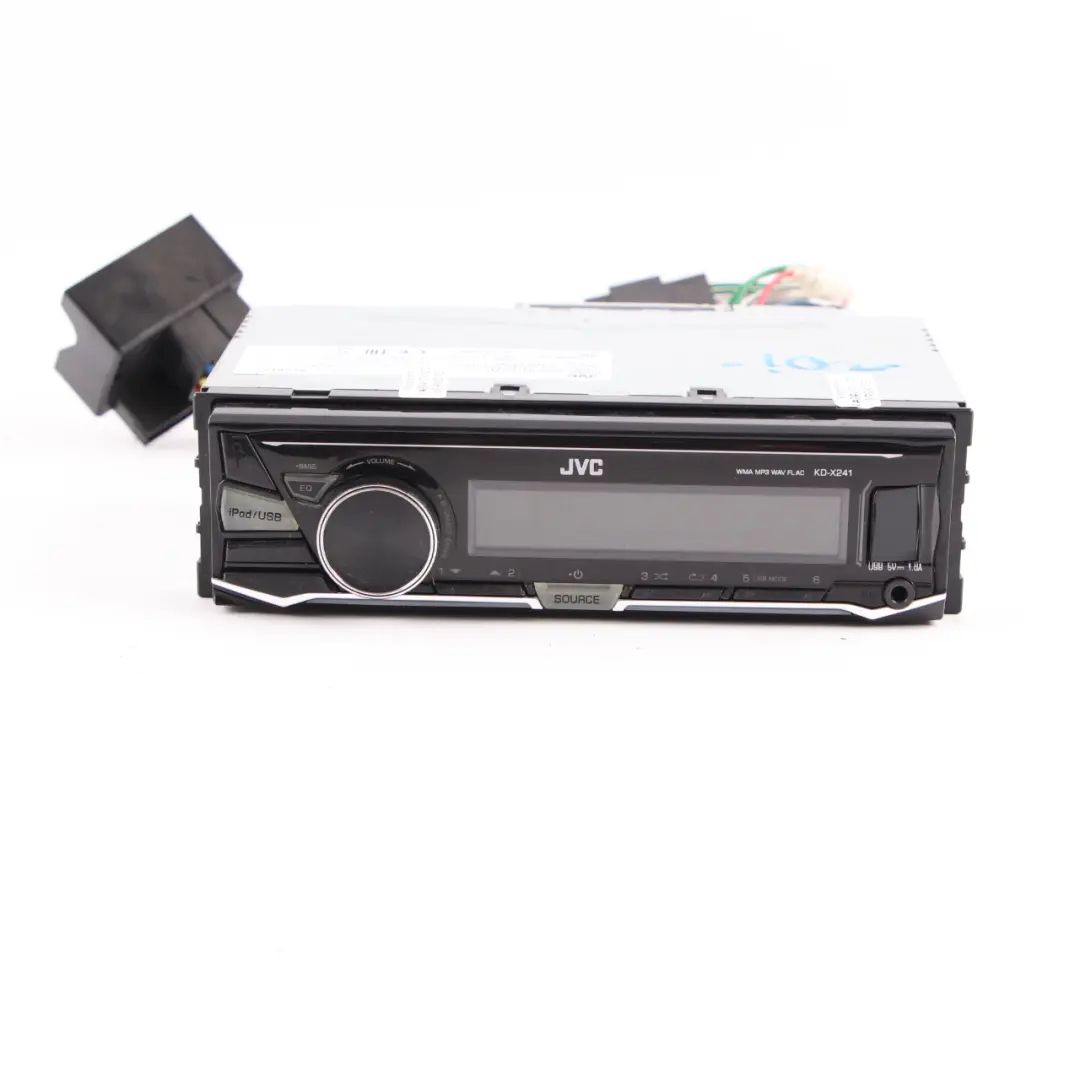 Genuine JVC Car Radio Stereo USB MP3 WMA WAV FLAC Audio Player Head Unit to with Part number KD-R302 Genuine JVC Car Radio Stereo USB MP3 WMA WAV FLAC Audio Player Head Unit - SKU KD-X241 - Part number KD-R302