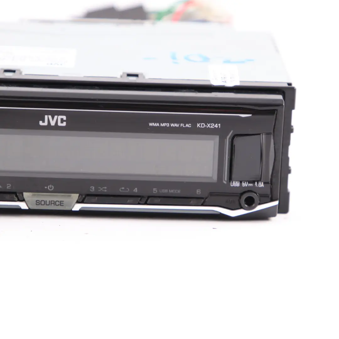 Genuine JVC Car Radio Stereo USB MP3 WMA WAV FLAC Audio Player Head Unit to with Part number KD-R302 Genuine JVC Car Radio Stereo USB MP3 WMA WAV FLAC Audio Player Head Unit - SKU KD-X241 - Part number KD-R302