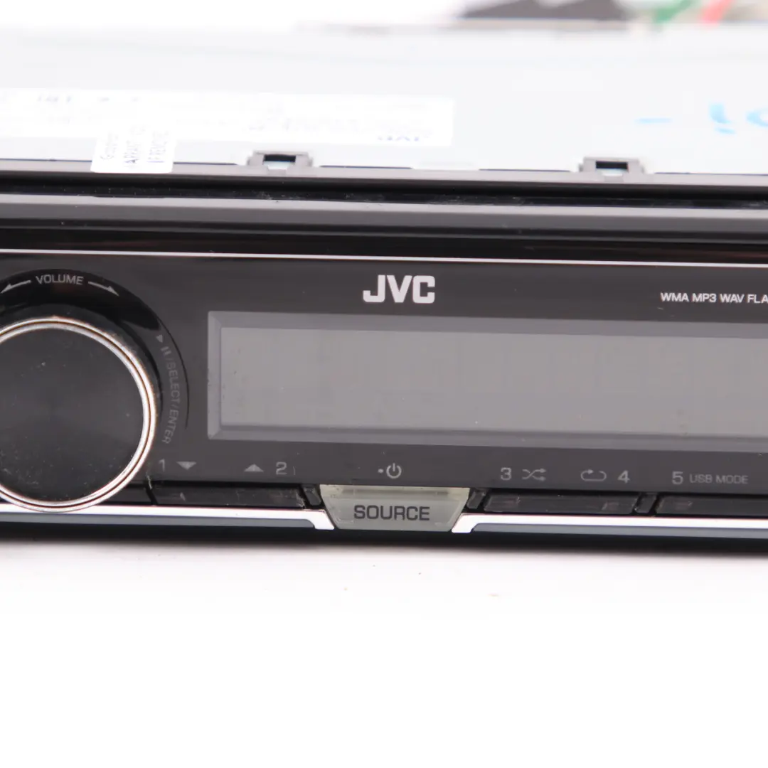 Genuine JVC Car Radio Stereo USB MP3 WMA WAV FLAC Audio Player Head Unit to with Part number KD-R302 Genuine JVC Car Radio Stereo USB MP3 WMA WAV FLAC Audio Player Head Unit - SKU KD-X241 - Part number KD-R302