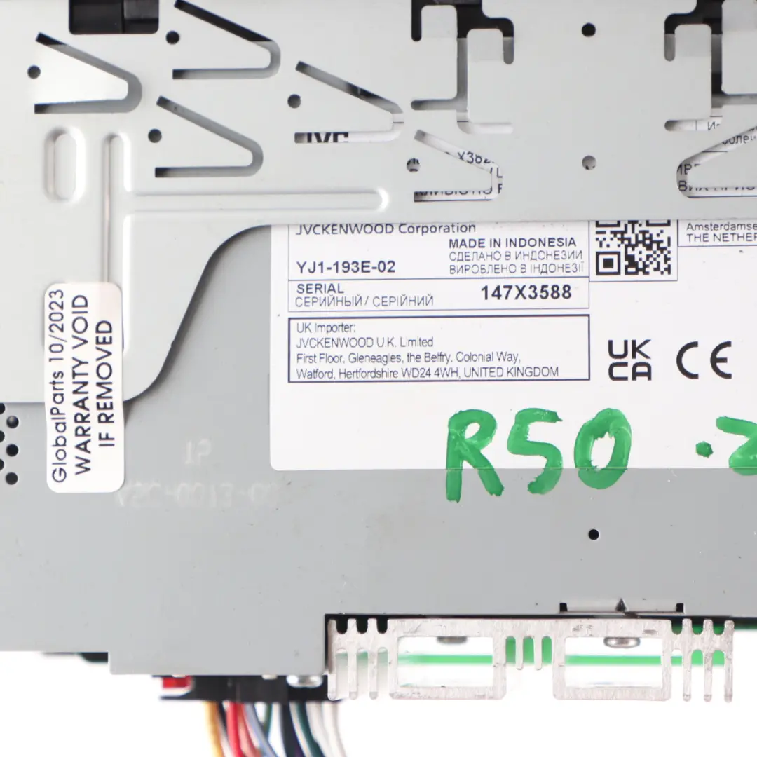 Genuine JVC Car Radio Stereo MP3 Audio Player Bluetooth Head Unit to with Part number KD-X382BT Genuine JVC Car Radio Stereo MP3 Audio Player Bluetooth Head Unit - SKU KD-X382BT - Part number KD-X382BT