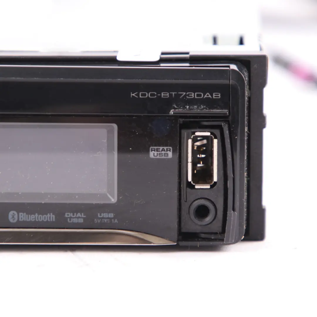 Kenwood Car Radio Stereo MP3 USB FM DAB Audio Player to with Part number KDC-BT73DAB Kenwood Car Radio Stereo MP3 USB FM DAB Audio Player - SKU KDC-BT73DAB - Part number KDC-BT73DAB