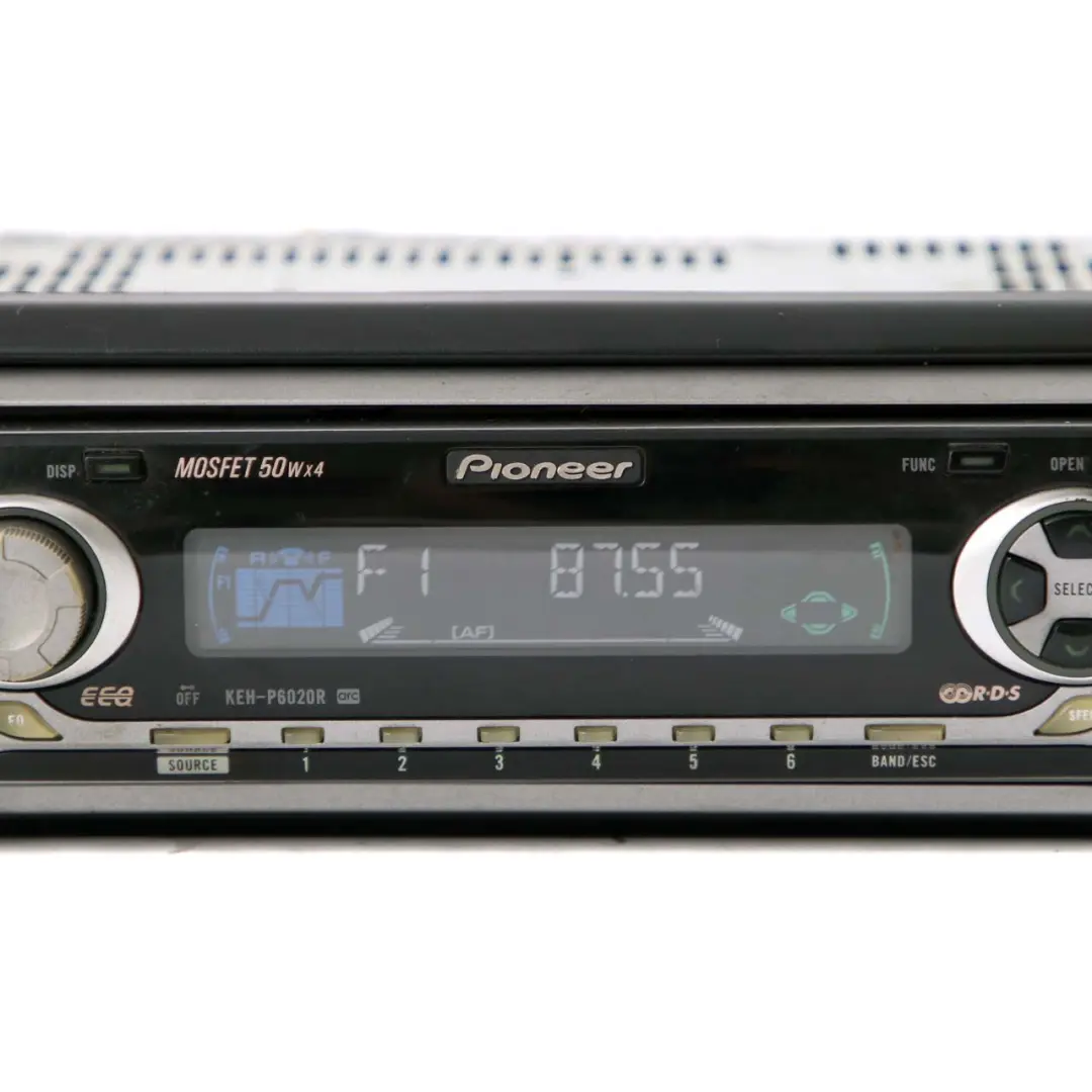 Genuine Pioneer Radio Cassette AUX Audio Player 4x50W to with Part number KEH-P6020R Genuine Pioneer Radio Cassette AUX Audio Player 4x50W - SKU KEH-P6020R - Part number KEH-P6020R