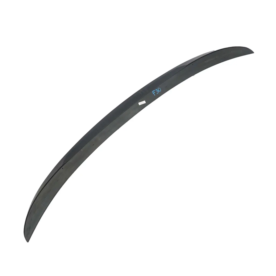 BMW 3 F30 M Performance Look Rear Boot Tailgate Trunk Lid Spoiler Black Matt - SKU KM52020-10 - Part number KM52020-10