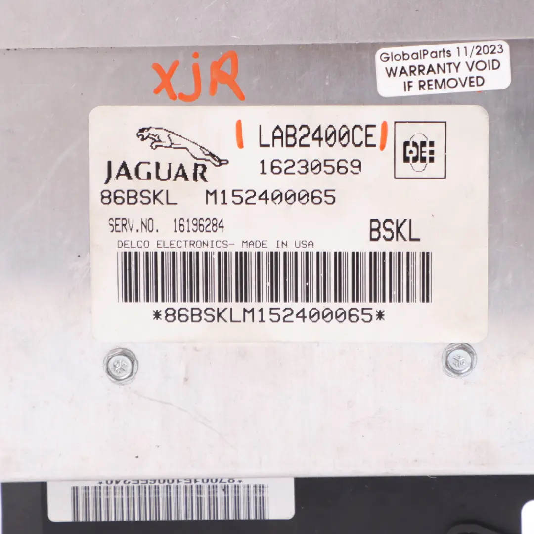 XJR Automatic Gearbox Transmission Module Control Unit ECU to Jaguar with Part number LAB2400CE Jaguar XJR Automatic Gearbox Transmission Module Control Unit ECU - SKU LAB2400CE - Part number LAB2400CE
