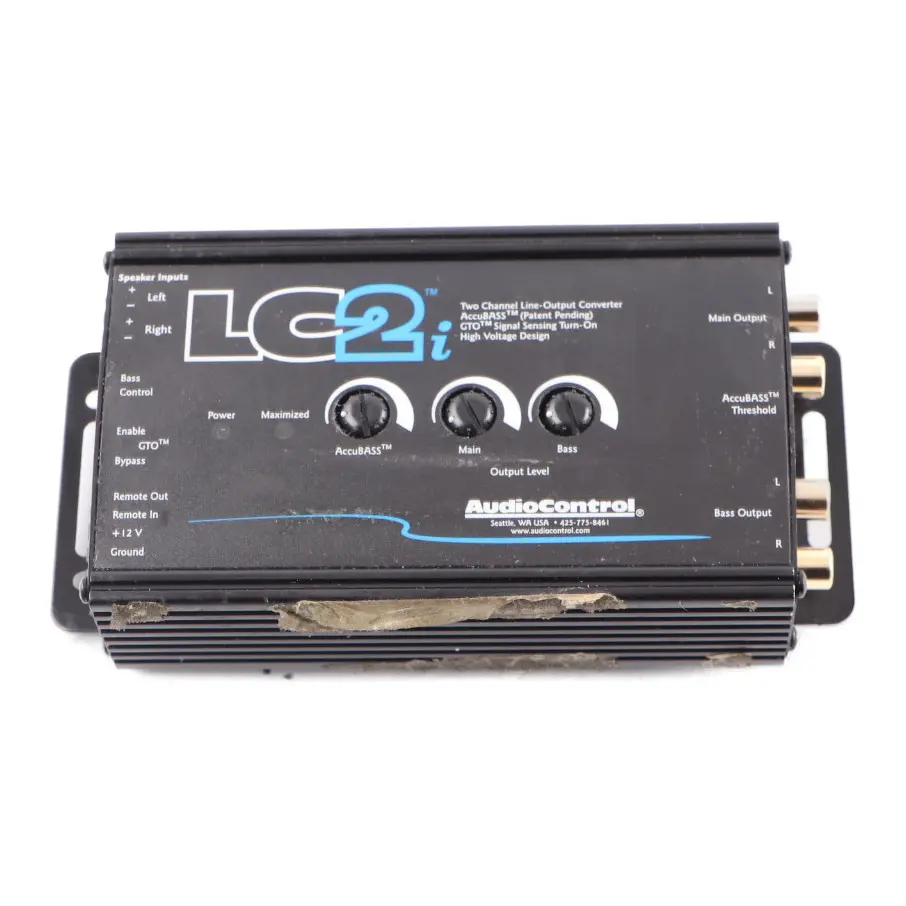 AudioControl Audio Output Converter 2-Channel Speaker Line Out to with Part number LC2i AudioControl Audio Output Converter 2-Channel Speaker Line Out - SKU LC2i - Part number LC2i